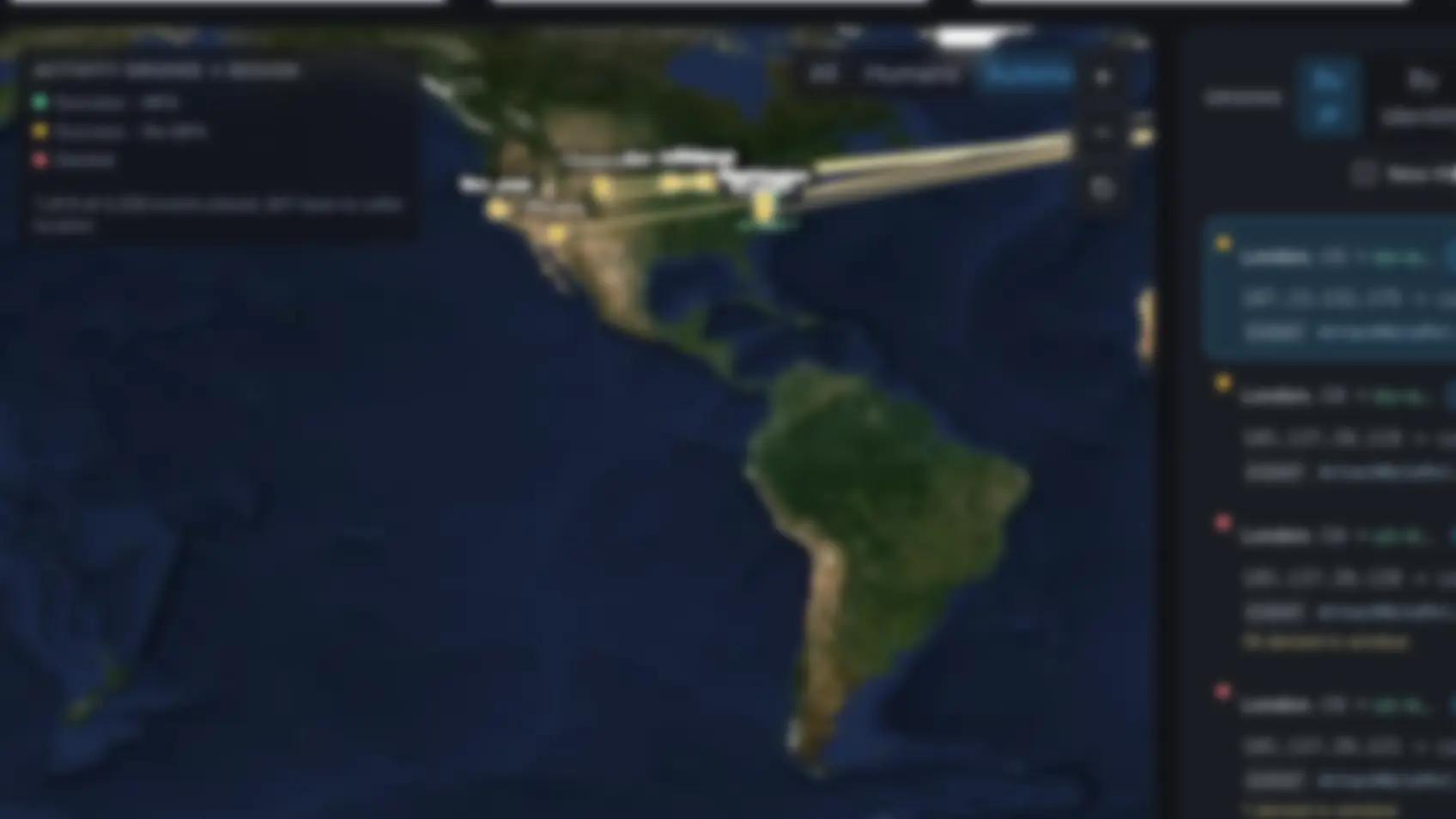 GAIA's identity activity view: who accessed what, from where